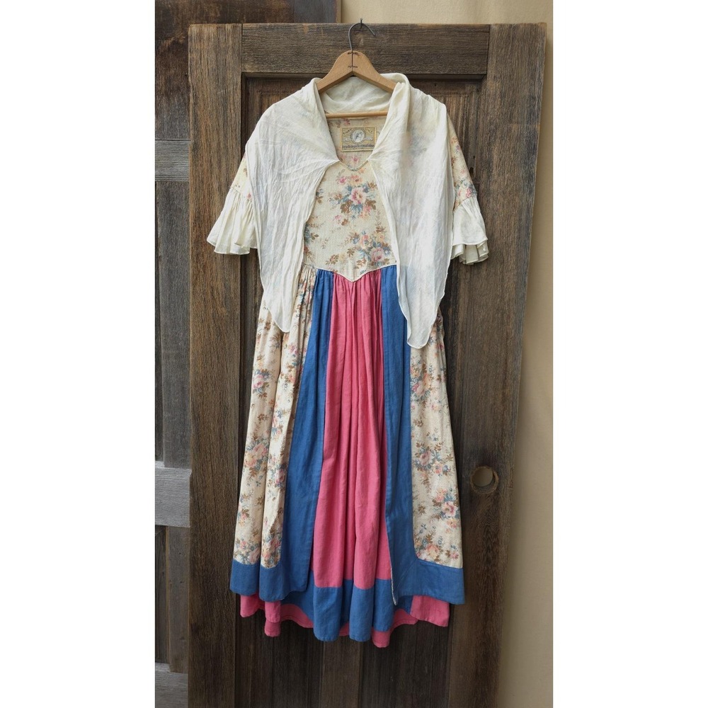 Authentic Style George Washington Bicentennial Costume 1930s Dress Women's Large